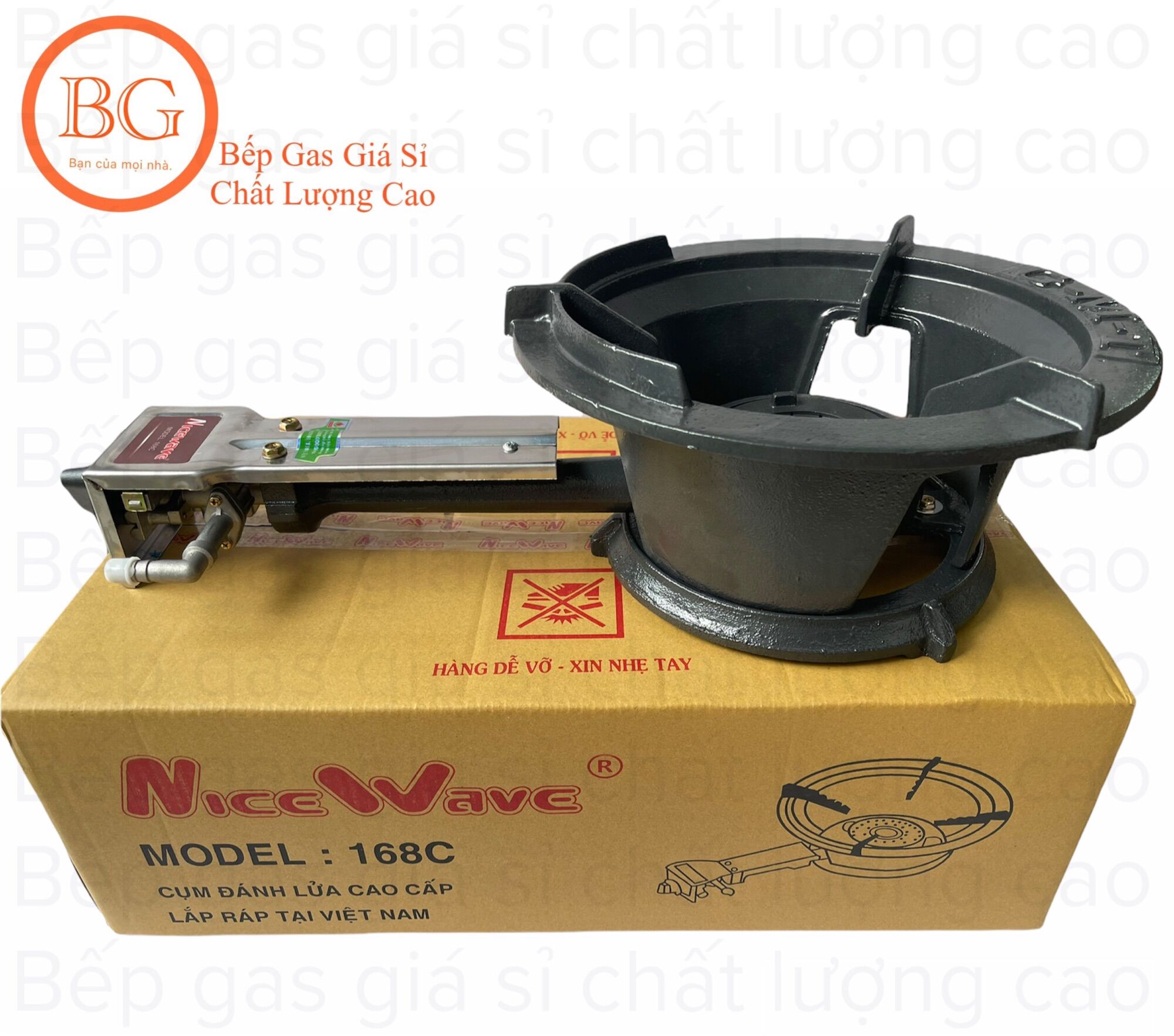 Bếp gas công nghiệp khè NiceWave 168C
