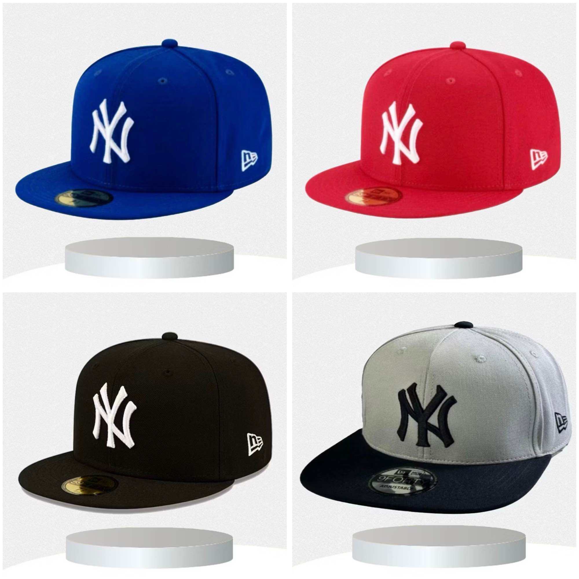 Mũ lưỡi trai Mlb LA NY  phong cách hip hop cá tính nam nữ - Nón kết snapback vải kaki đội ngược bít 