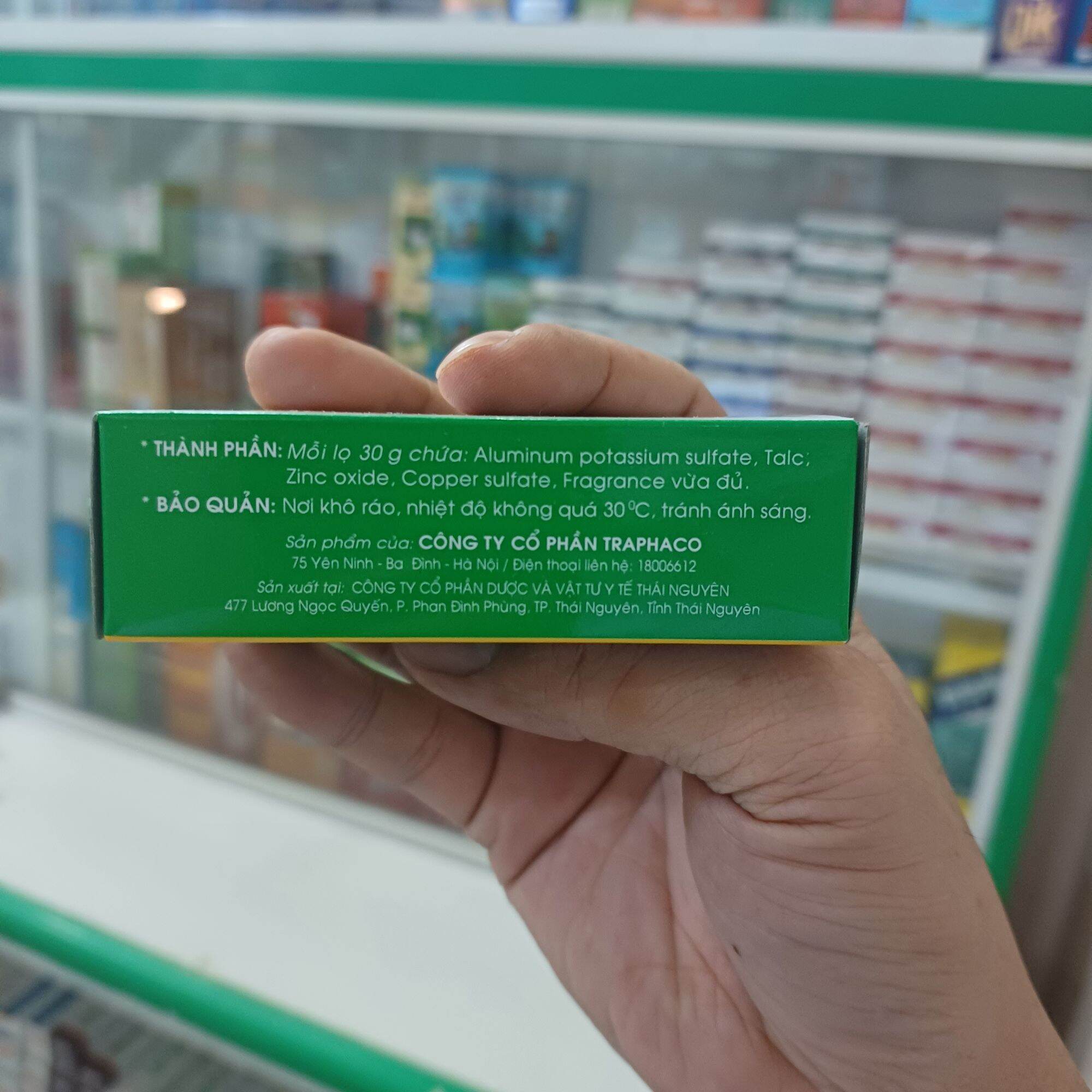 Bột khử mùi trapha 30g