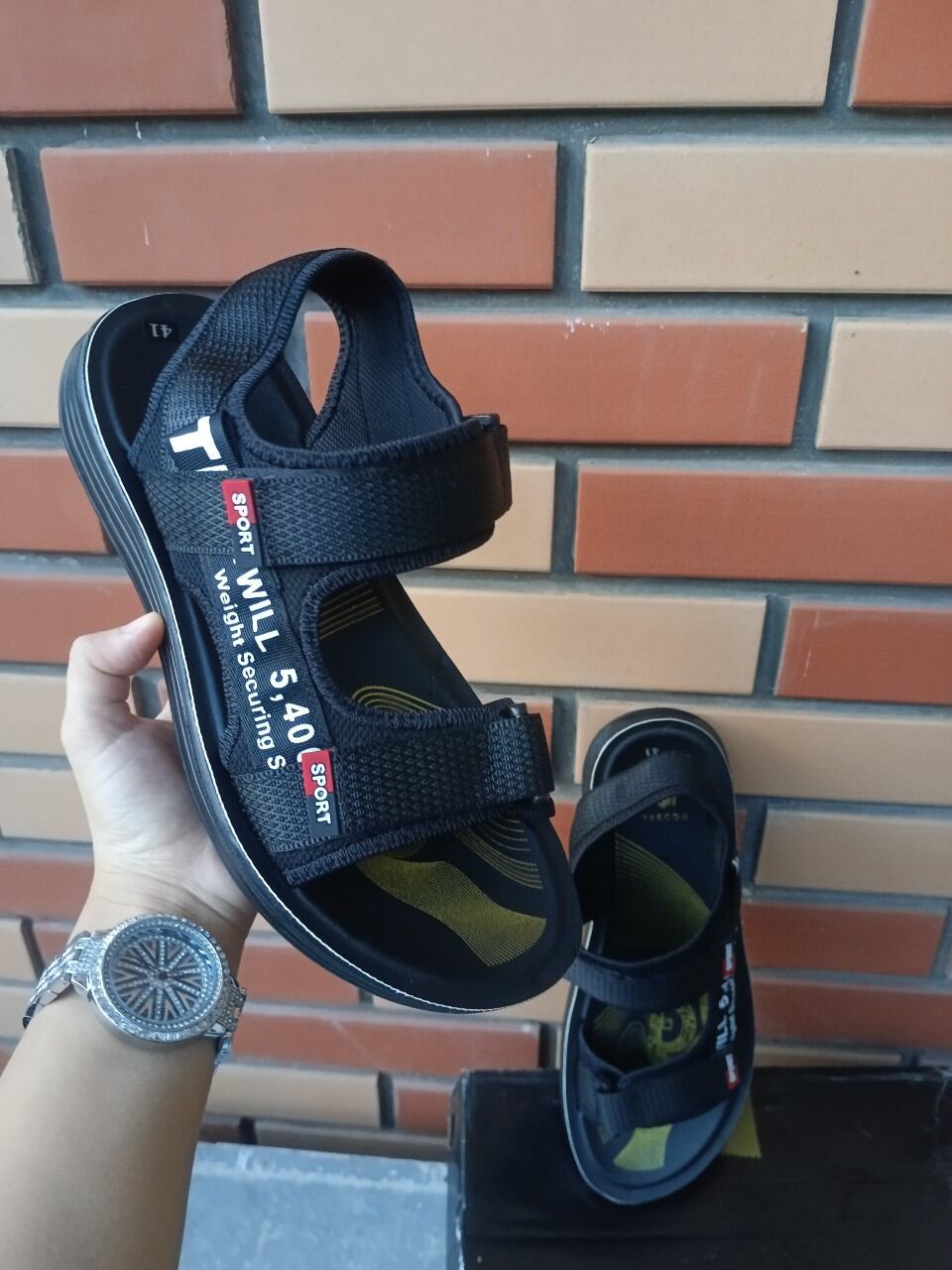 Dép sandal nam đế đúc siêu nhẹ siêu bền dép quai hậu học sinh,sinh viên 37 đến 43