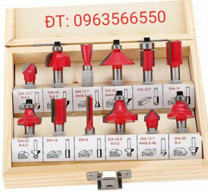 Hộp 12 mũi soi gỗ
