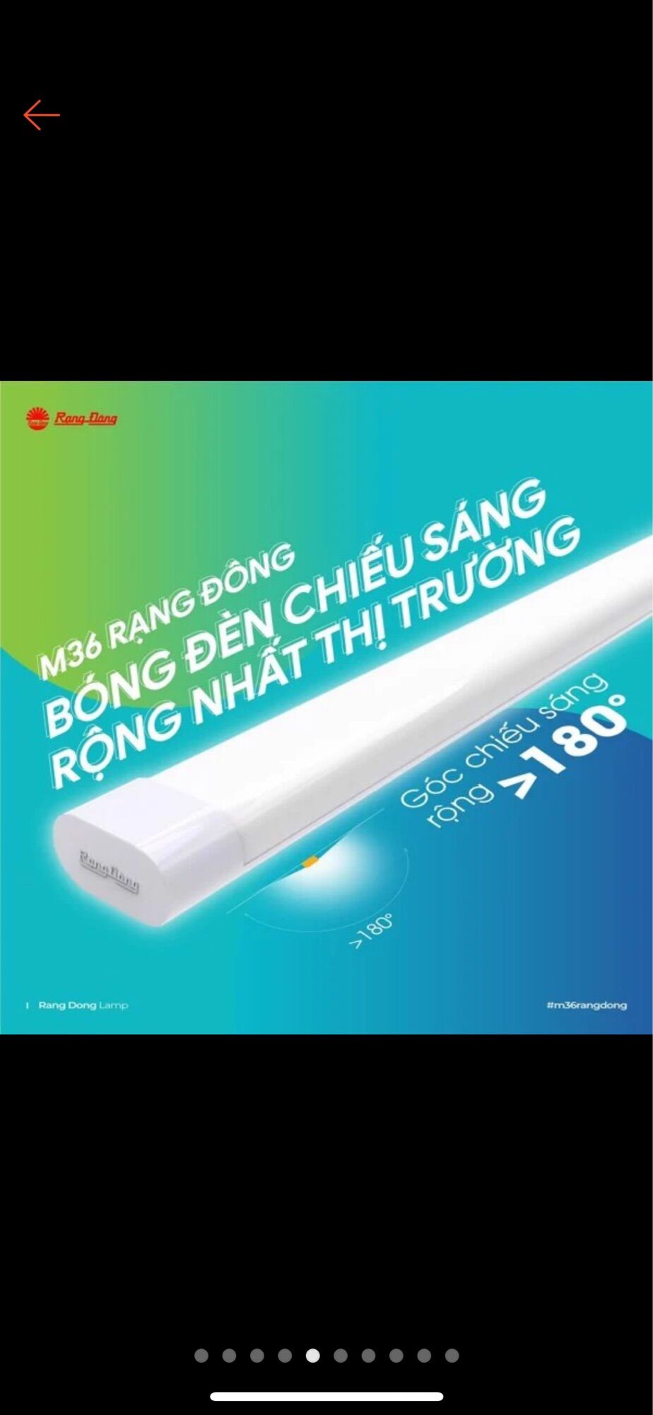 đèn led tràn viền rạng đông M36 60 cm(20w)