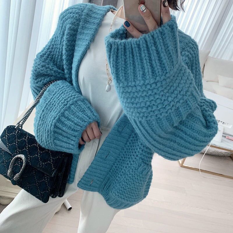 Áo len cardigan dáng lửng phong cách hàn quốc