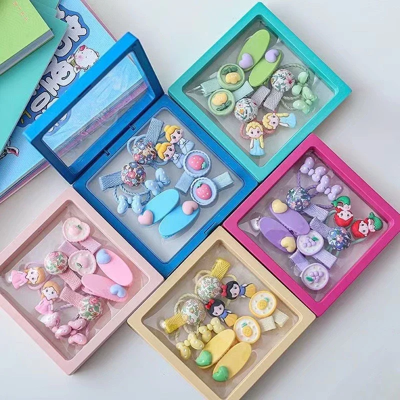 Set 10 món phụ kiện kẹp tóc, nơ cột tóc, cài tóc cho bé gái