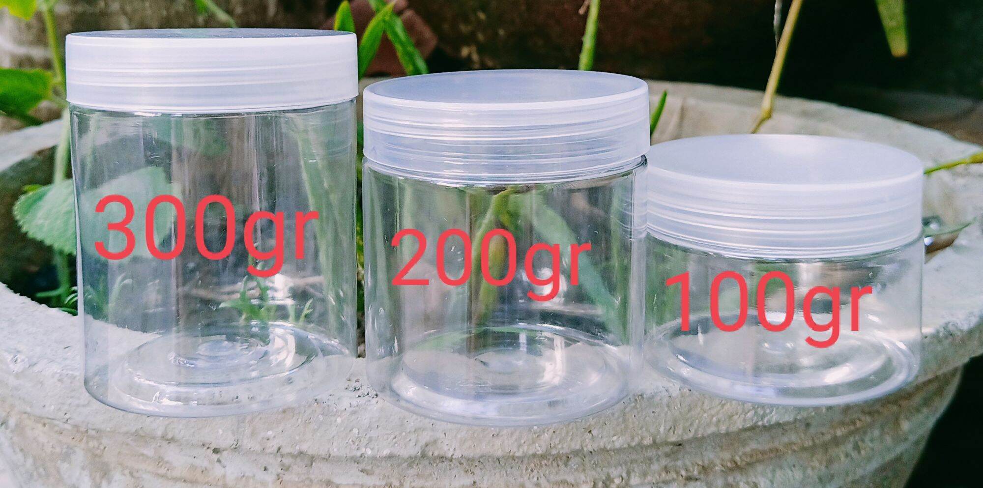 [Combo 10] HỦ ĐỰNG KEM 200GR PET NHỰA( có nắp chặn)