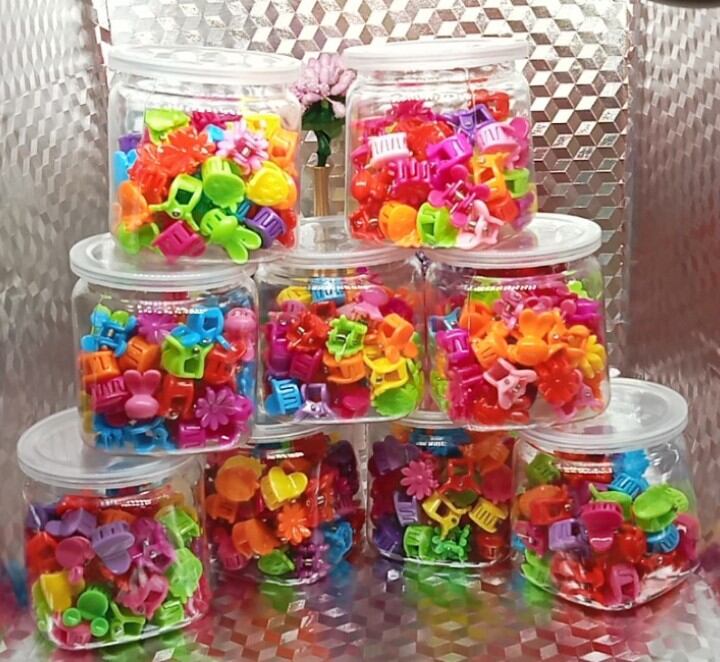Hộp Kẹp nhí mix kiểu cho bé( set 50 kẹp+6 kẹp nhí HQ bonus)