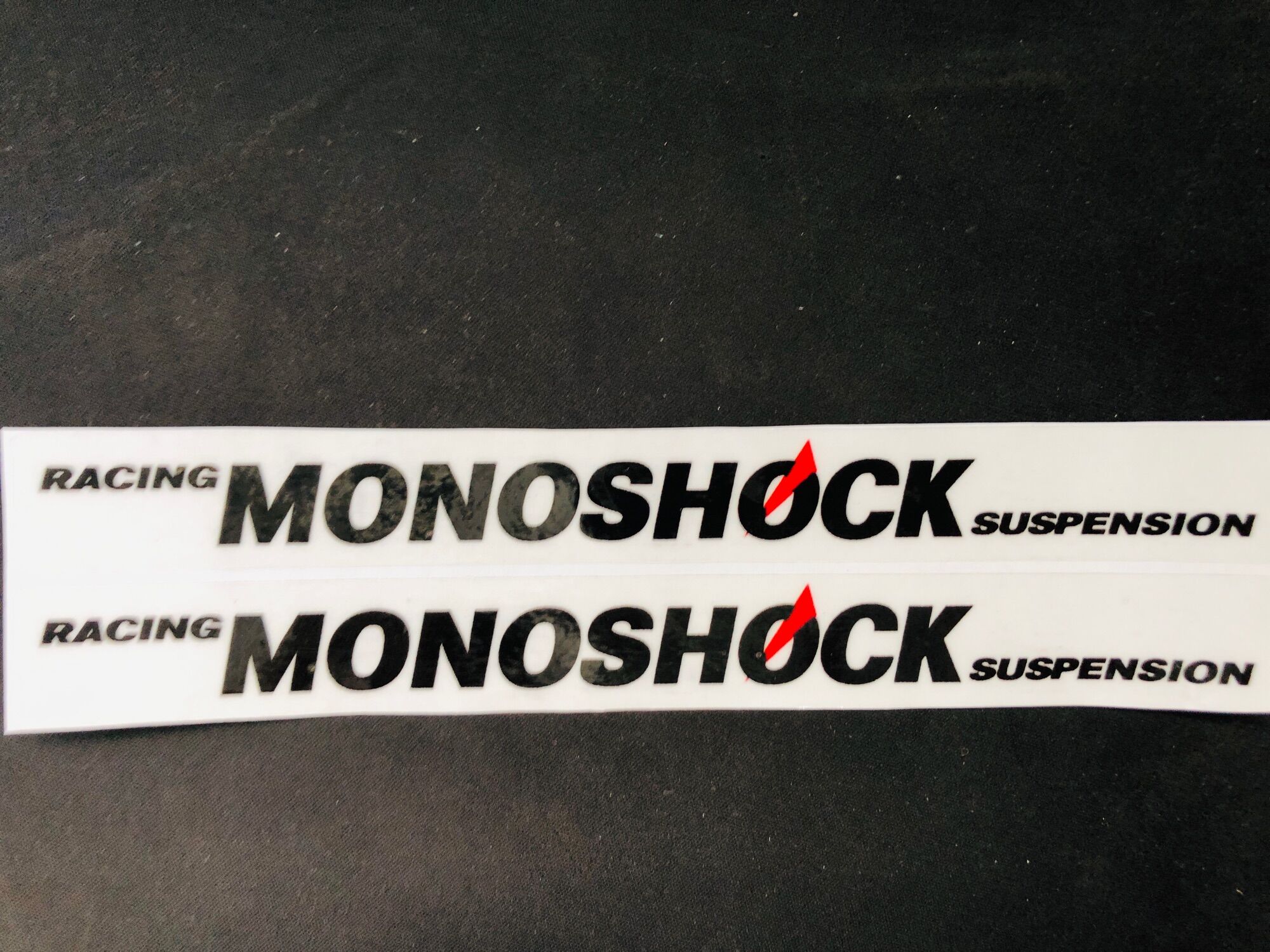 PHUỘC MONOSHOCK LỚN ĐEN DECAL IN