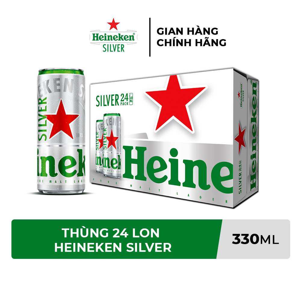 Bia 24 lon Heineken 330ml/lon