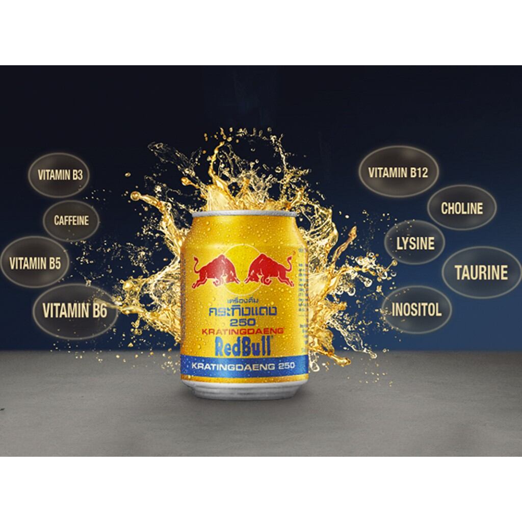 Thùng 24 Lon Nước Tăng Lực Red Bull (250ml x24 Lon)