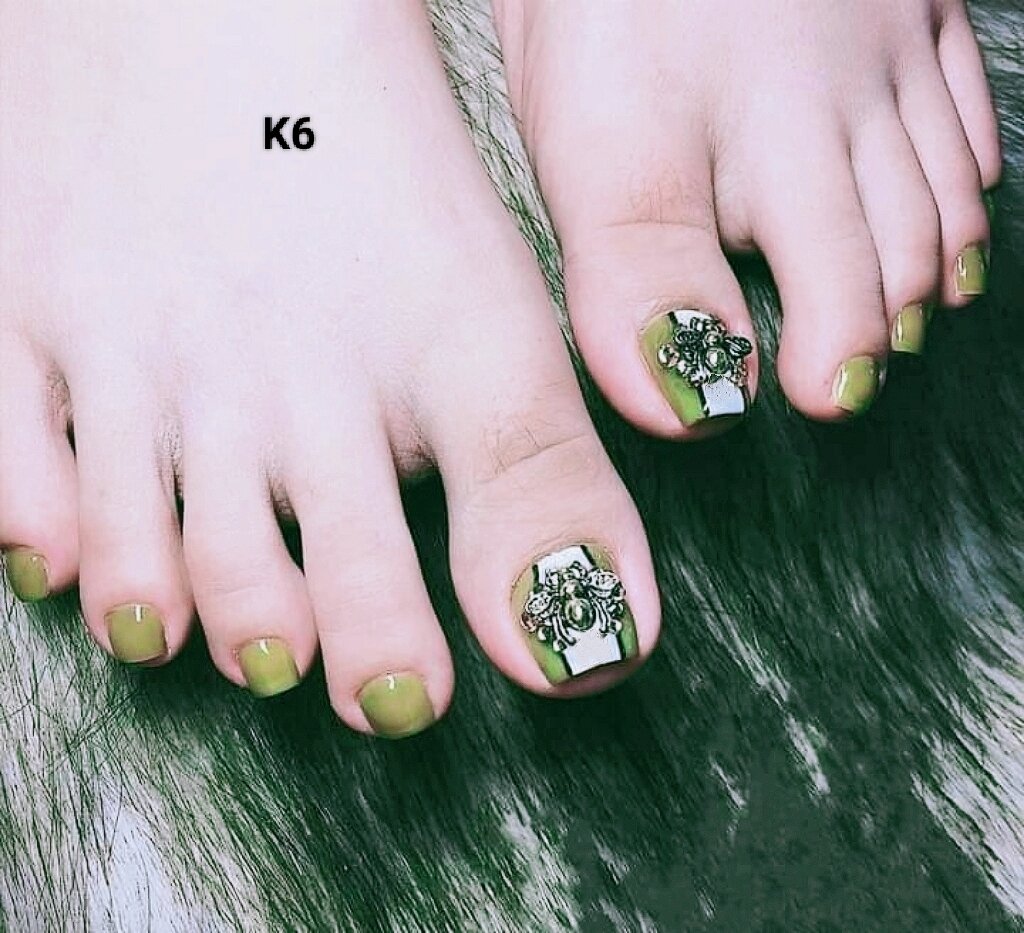 Móng chân giả kèm keo Belly Nail Nail Box