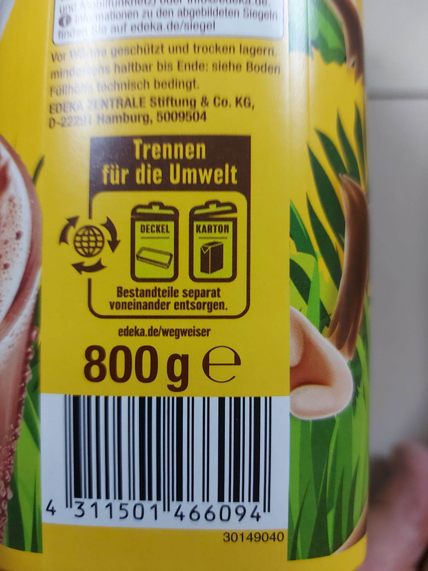 BỘT CACAO CHOCO DRINK  800G, ĐỨC NỘI ĐỊA, DATE 2026