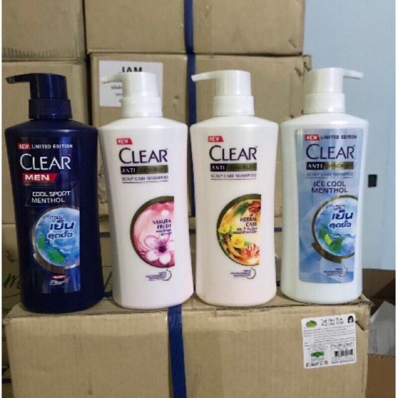 dầu gội đầu CLEAR - bạc hà 460ml