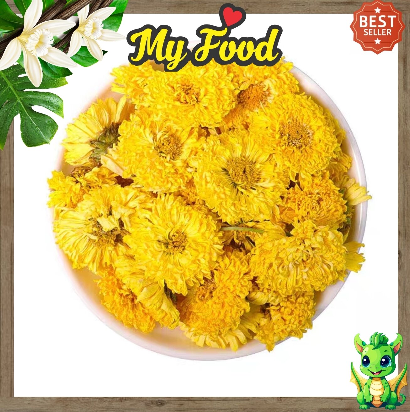 [Hcm]100G Dried Golden Chrysanthemum Flowers
