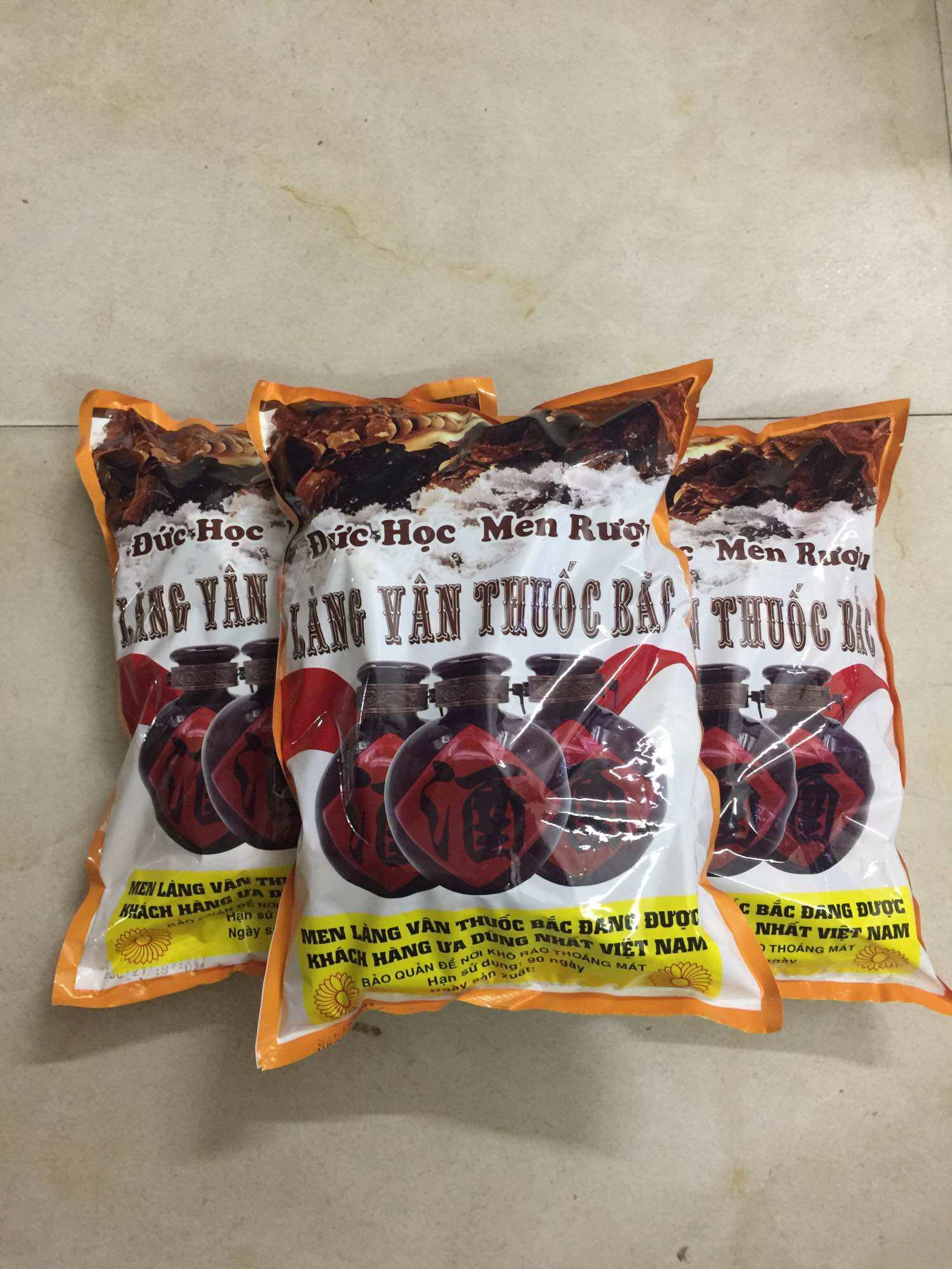 ( MEN VIÊN )MEN NẤU RƯỢU CỔ TRUYỀN LÀNG VÂN - GÓI 1KG