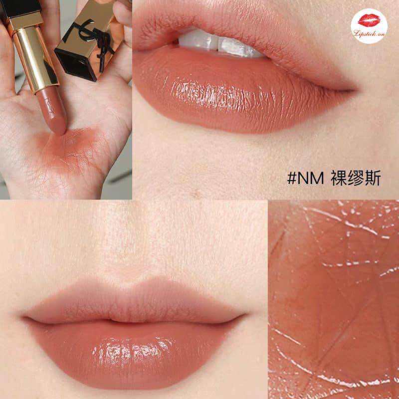 Son ysl mini Son YSL Nu Muse Warm Neutral Nude Màu Cam Đất Đẹp Nhất