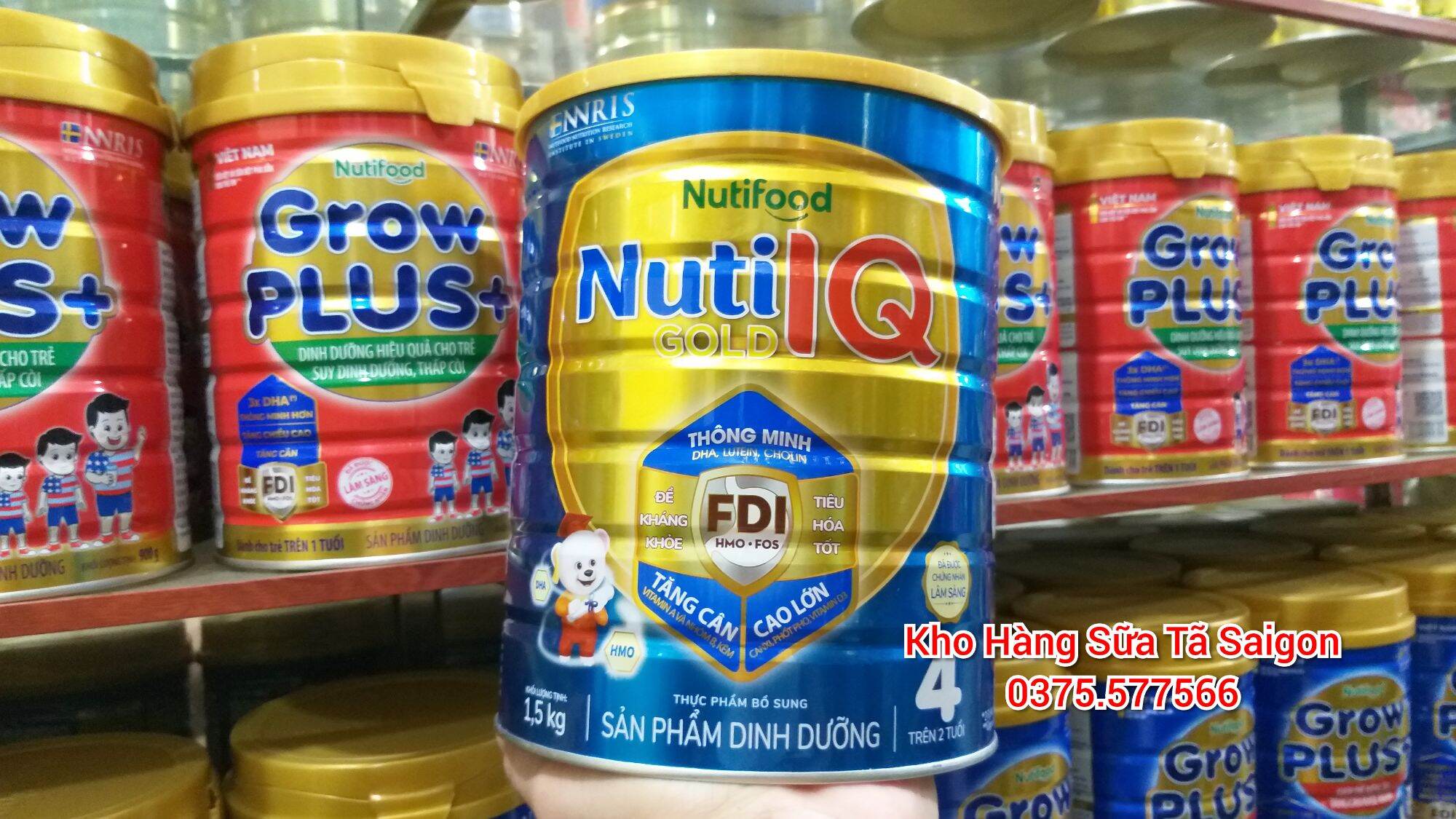 Sữa bột Nuti IQ Gold lon 1.5Kg của Nutifood