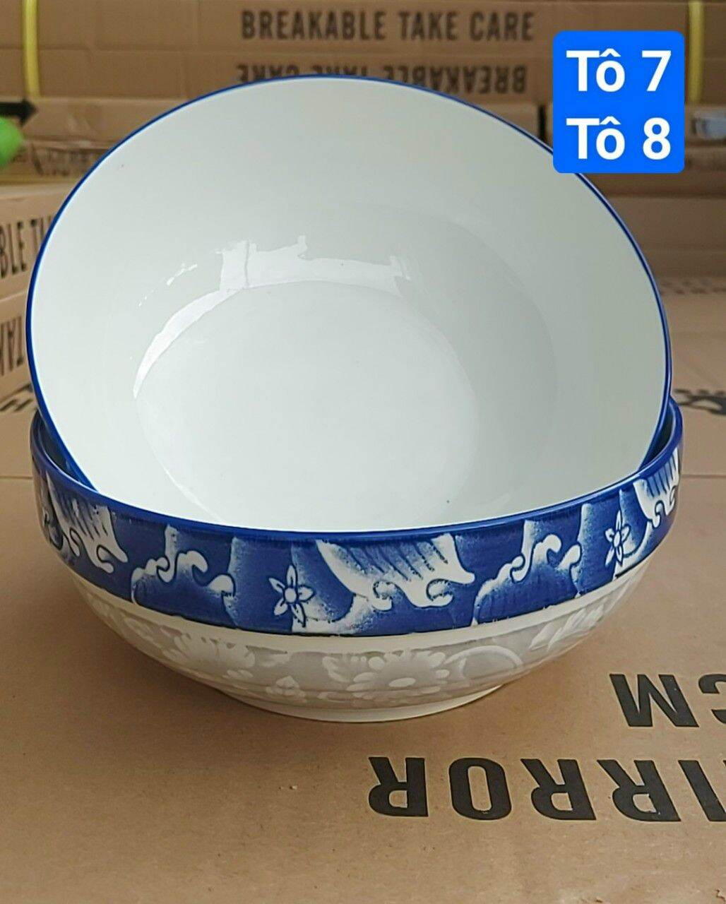 Tô sứ cao cấp 7' 18 cm sứ cao cấp