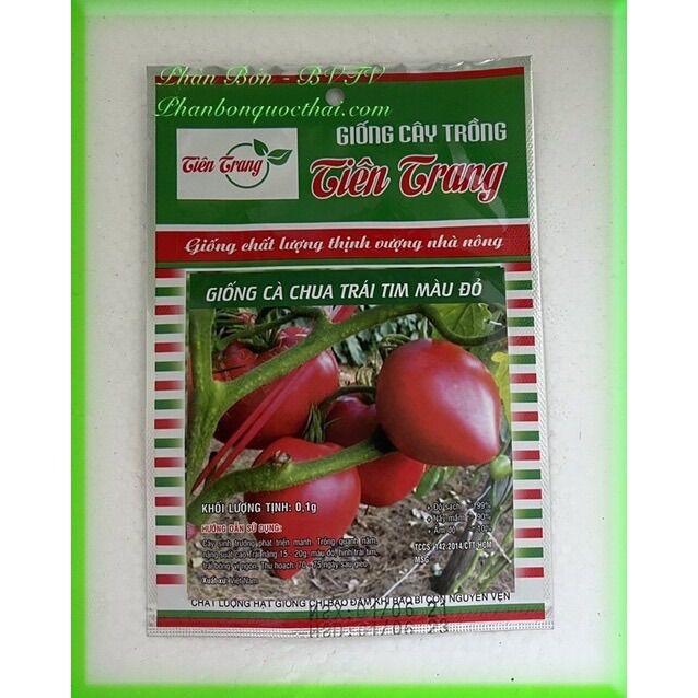 Hạt Giống Cà Chua Trái Tim Đỏ 0,1G