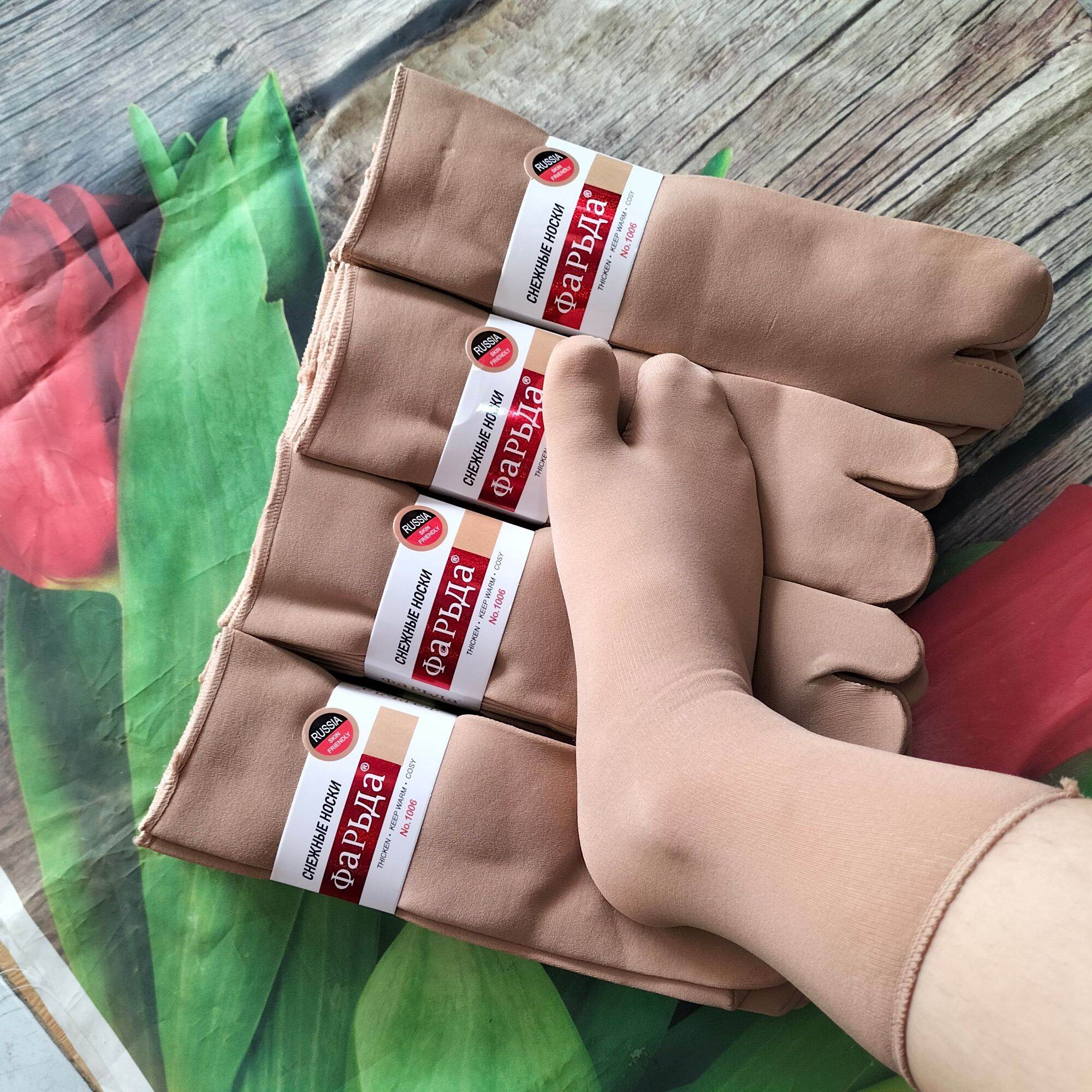 5 ĐÔI VỚ CHÂN LÓT LÔNG, NỈ BÔNG LÔNG CỪU, TẤT CHÂN NỮ LOẠI DÀY ĐI NẮNG, GIỮ ẤM, Ủ KEM