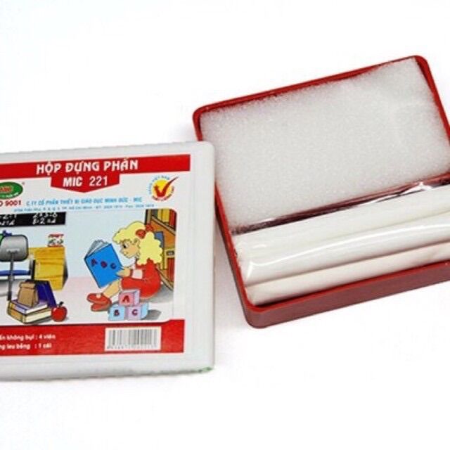 Hộp Đựng Phấn Kèm Phấn Và Giẻ Lau