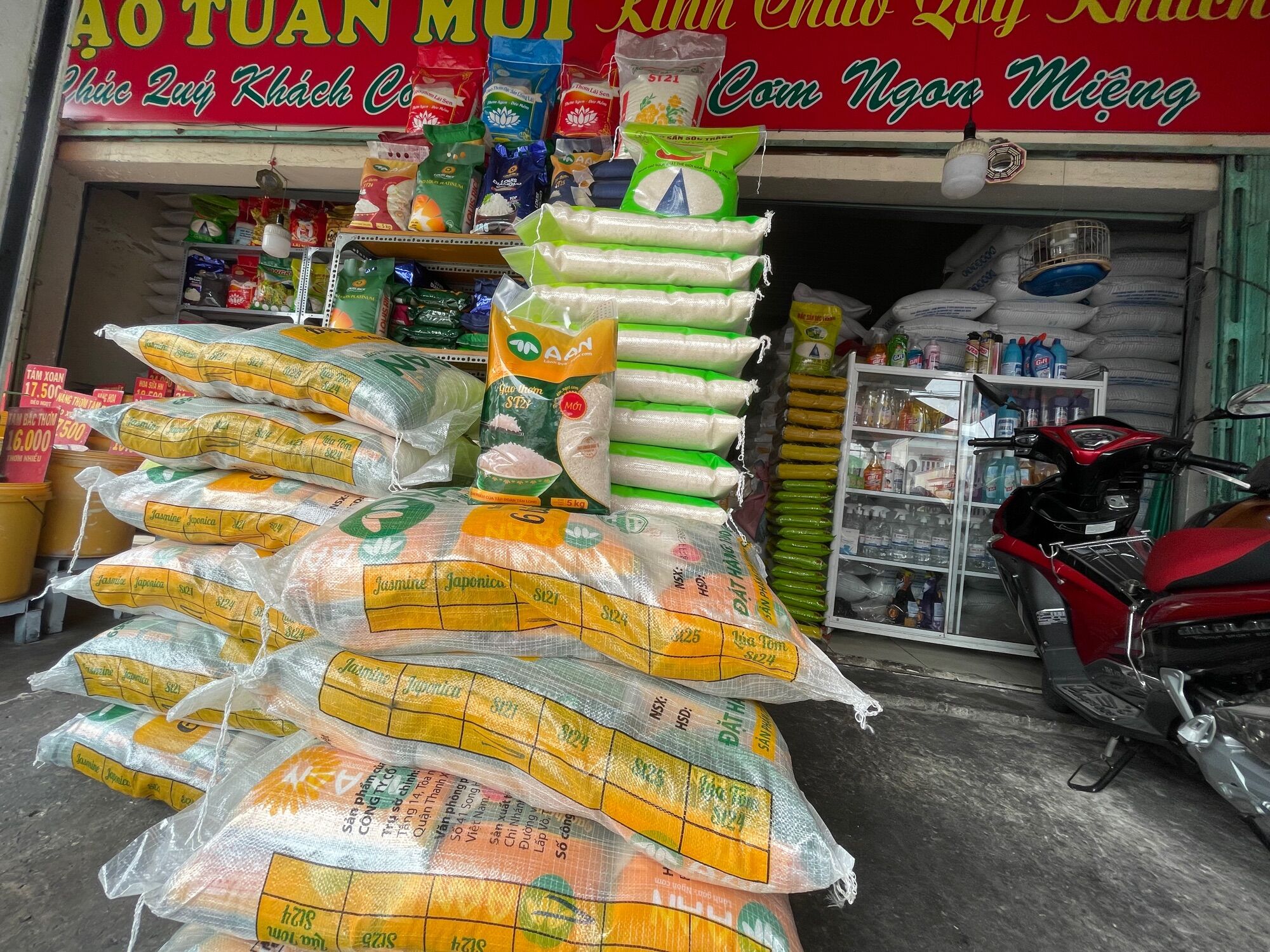 Gạo ST24 Ông Thọ Én Xuân Dẻo Thơm (Túi 5ký )