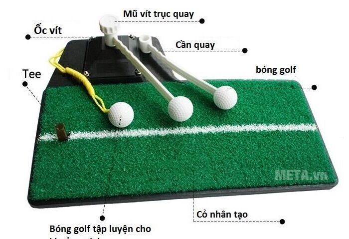 Thảm tập Golf Swing Trainers Green Power