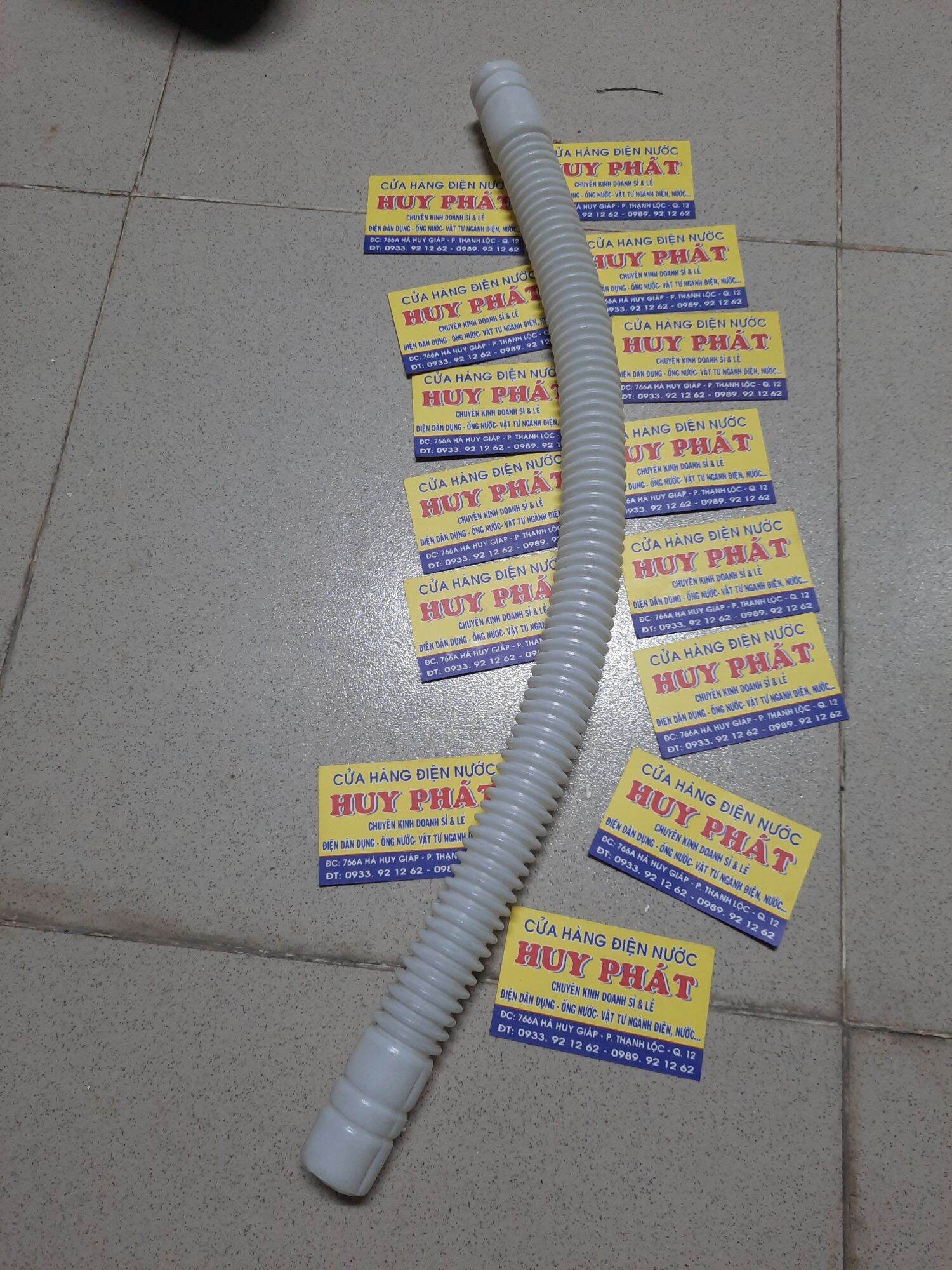 [HCM]Ống nhựa Dẻo phi 34 (dài 60cm) Ống dây thoát máy giặt Ống xả xi phông chậu rửa chén...
