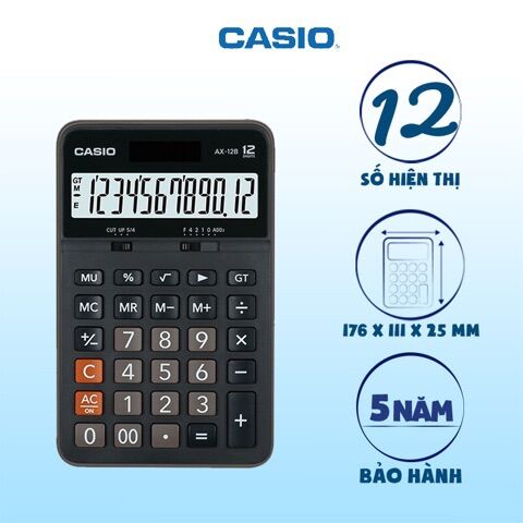 Máy tính để bàn casio ax-12b chính hãng