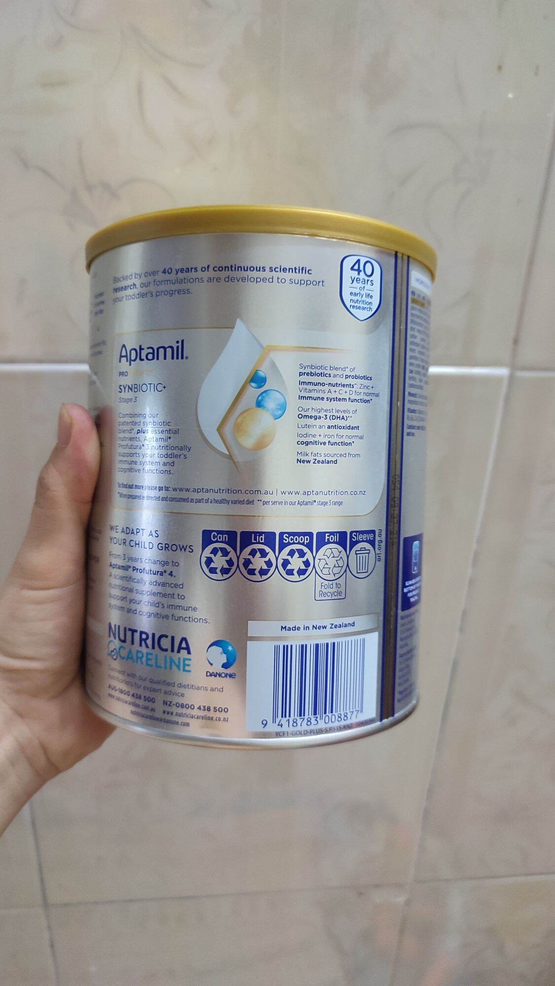 [HCM]Sữa Aptamil Profutura 900gr SỐ 3 và SỐ 4 DATE XA