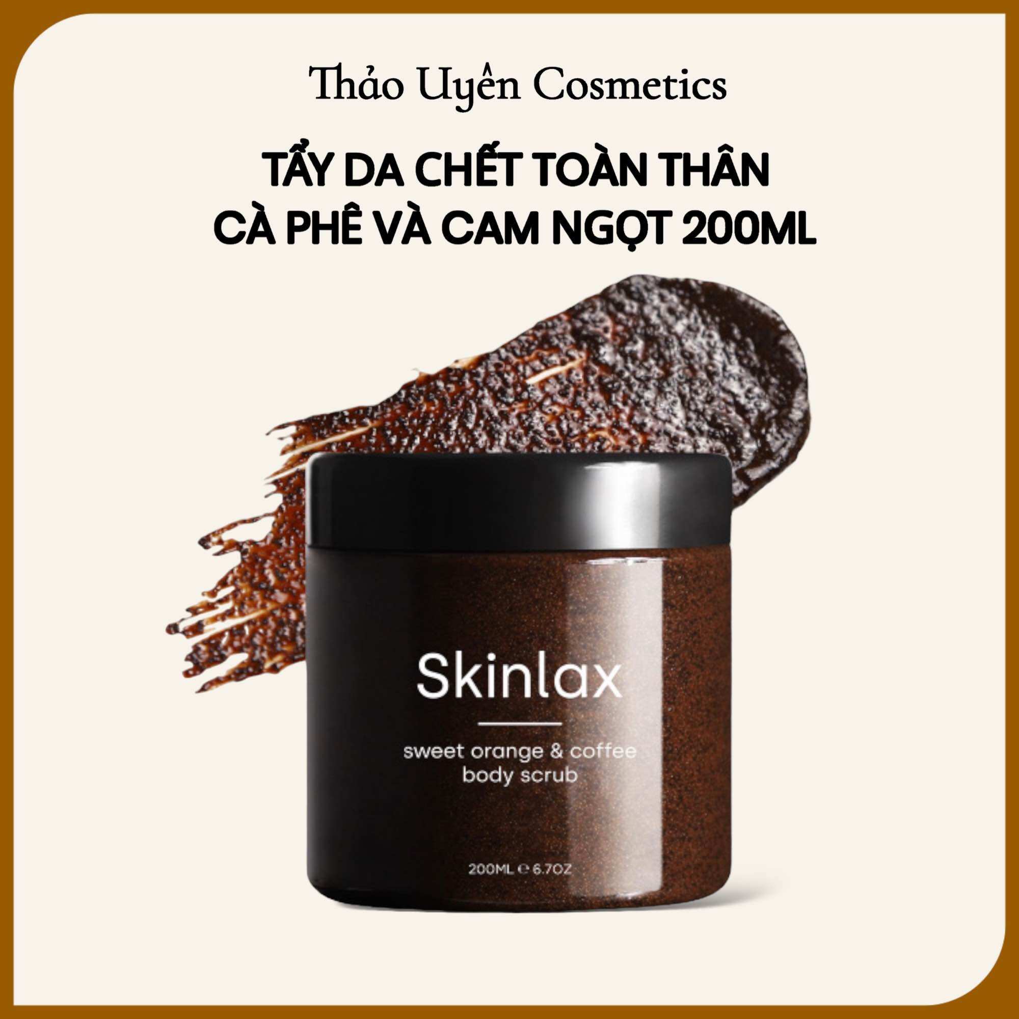 Tẩy Da Chết Toàn Thân Cà Phê Cam Ngọt Skinlax Giảm Thâm Mụn 200ml