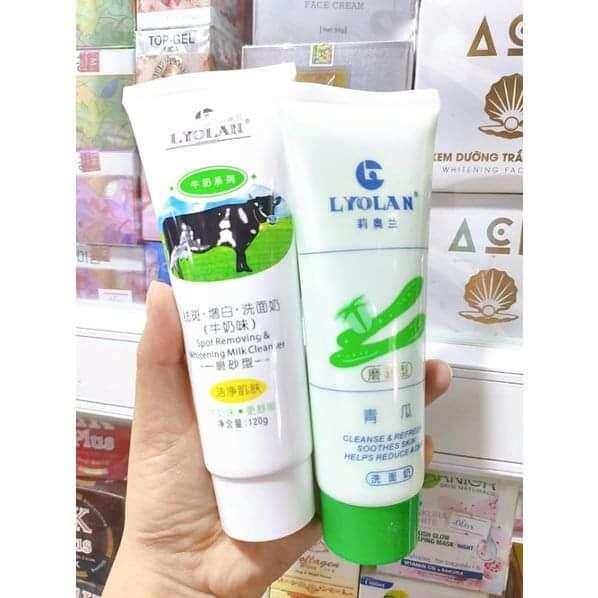 SỮA RỬA MẶT LYOLAN BÒ DƯA LEO 120GR