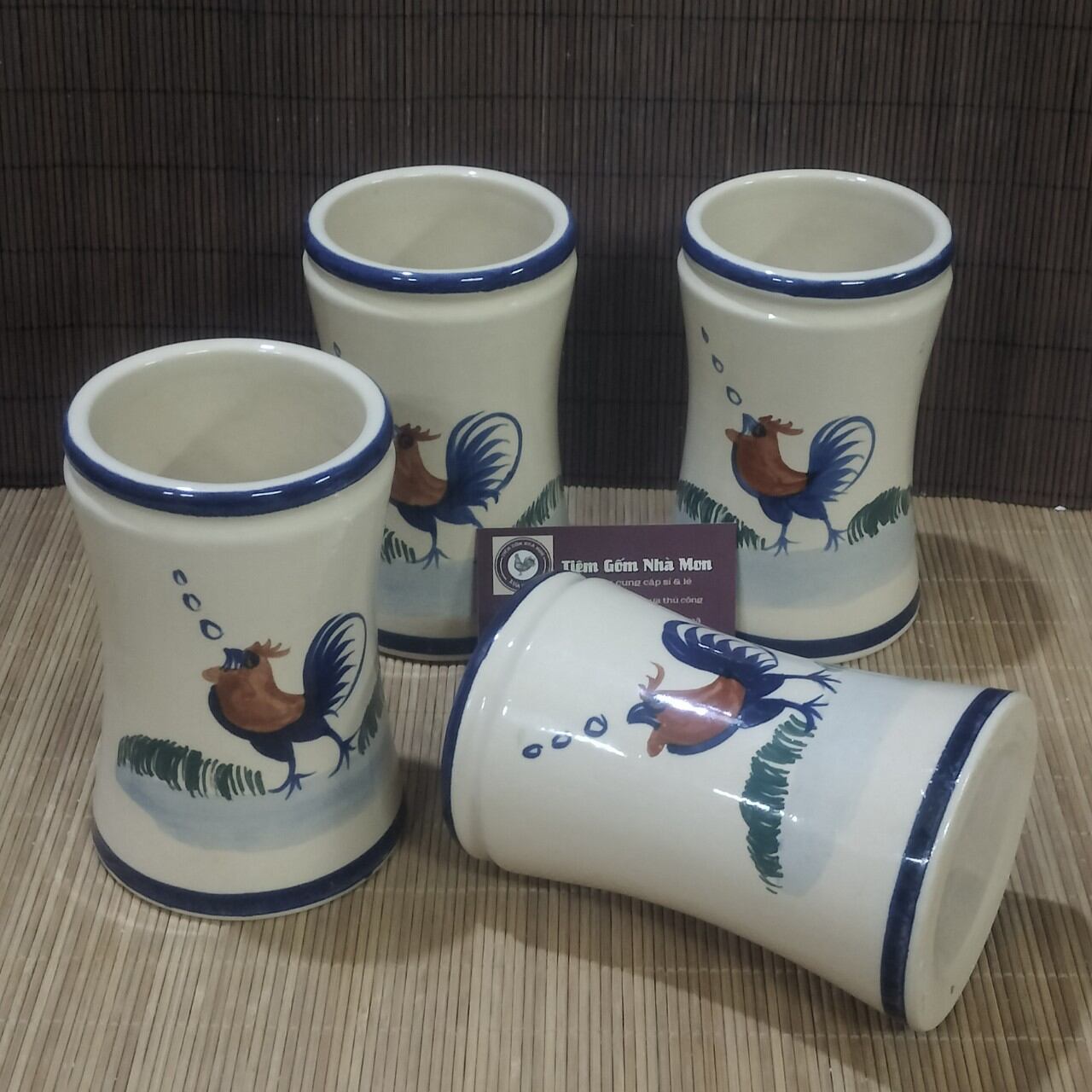 😜💥1 ống đựng đũa gốm xưa 🐓 🐓