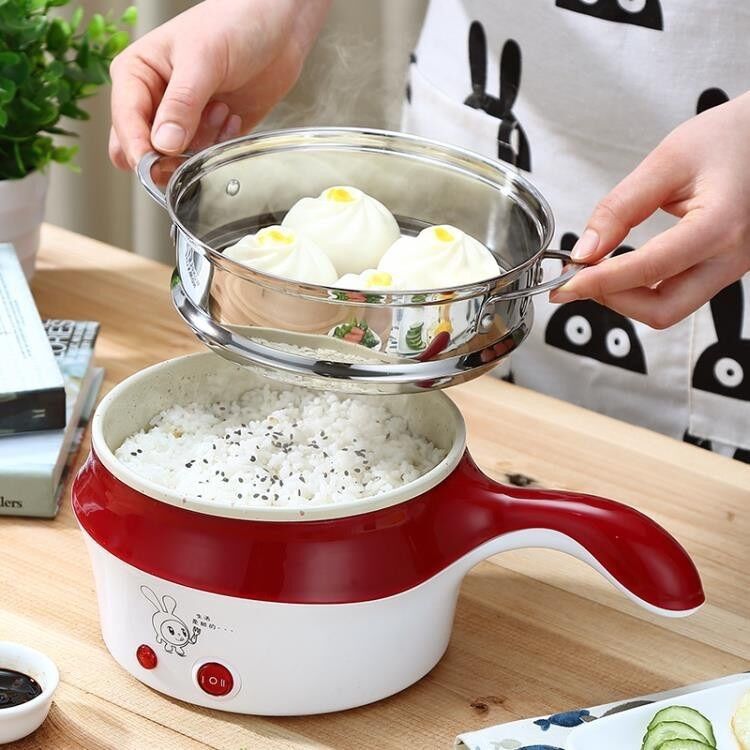 Ca Nấu Mì Có Lồng Hấp 18cm Tay Cầm Dài