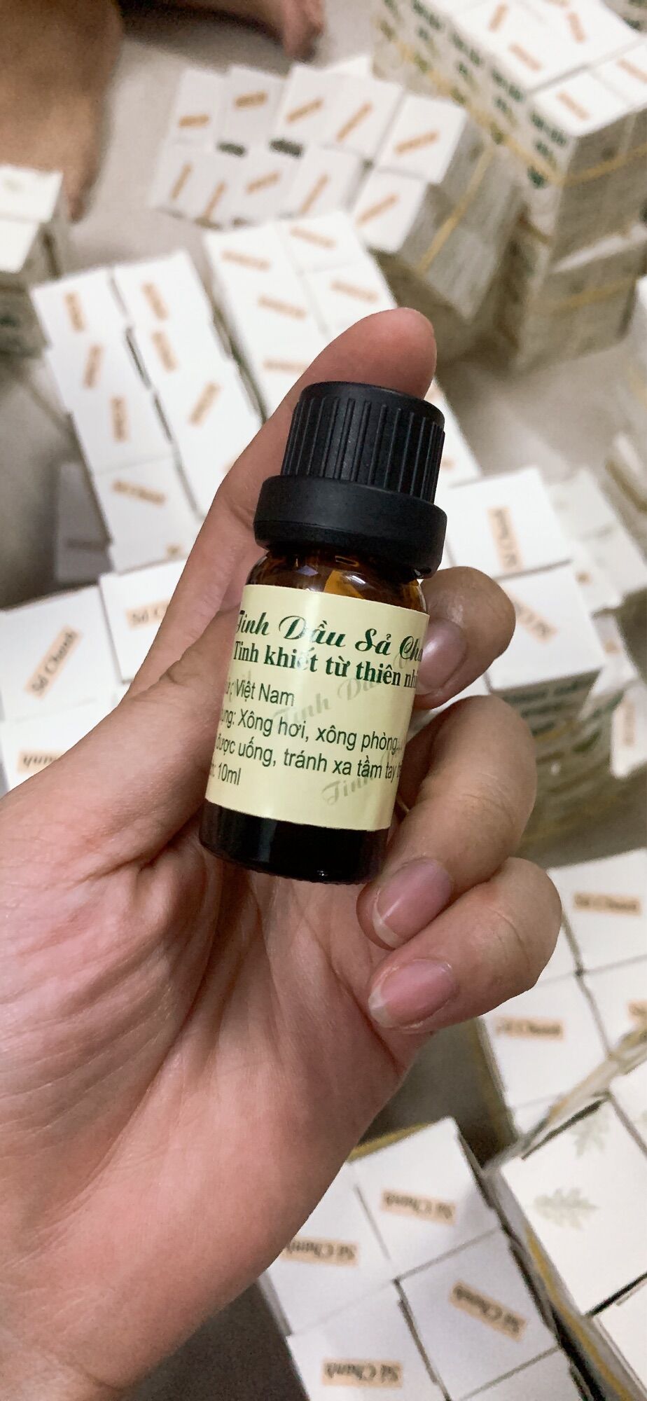 tinh dầu sả chanh chai 10ml