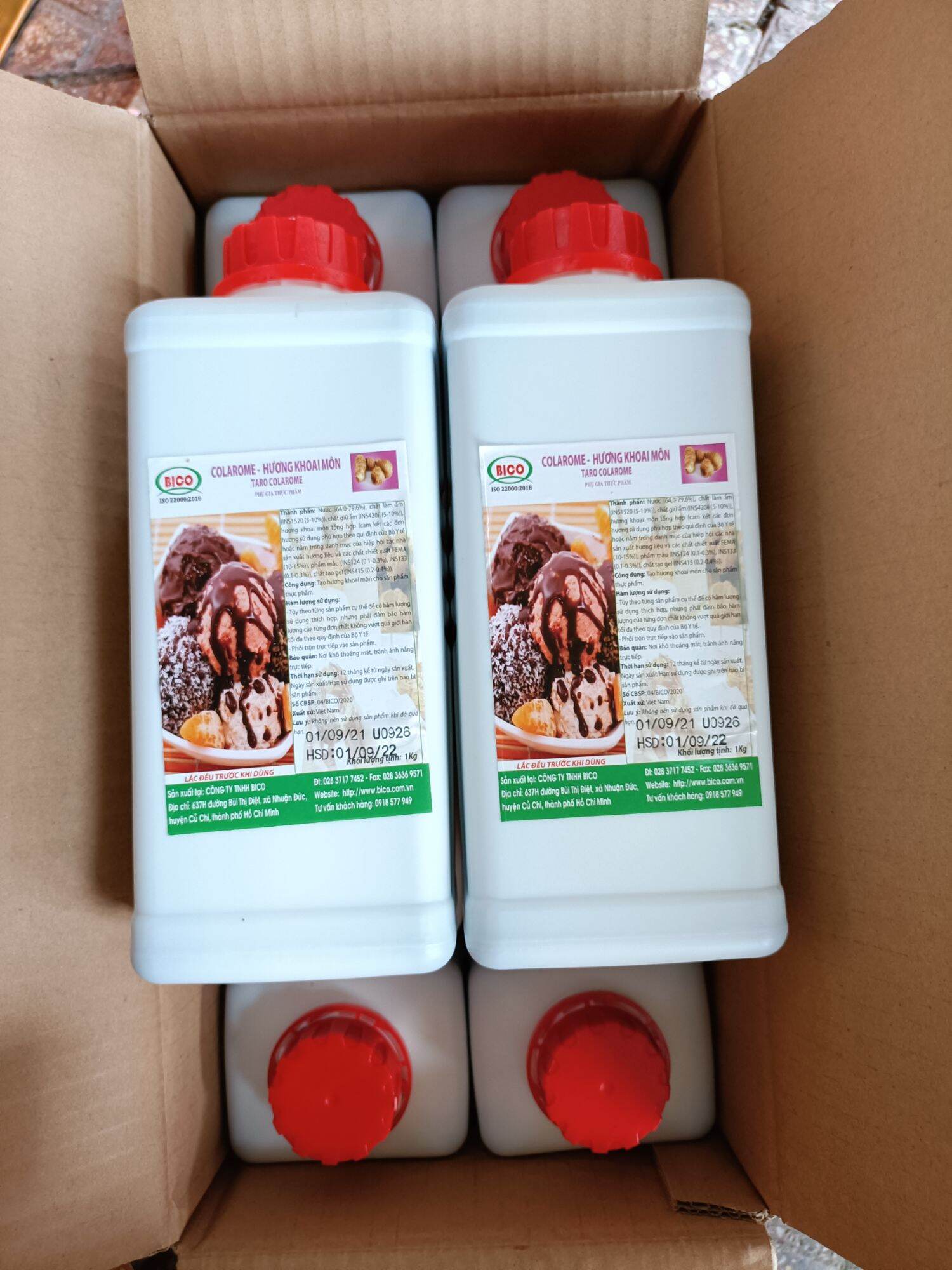 HƯƠNG KHOAI MÔN BICO (CHAI 1KG)