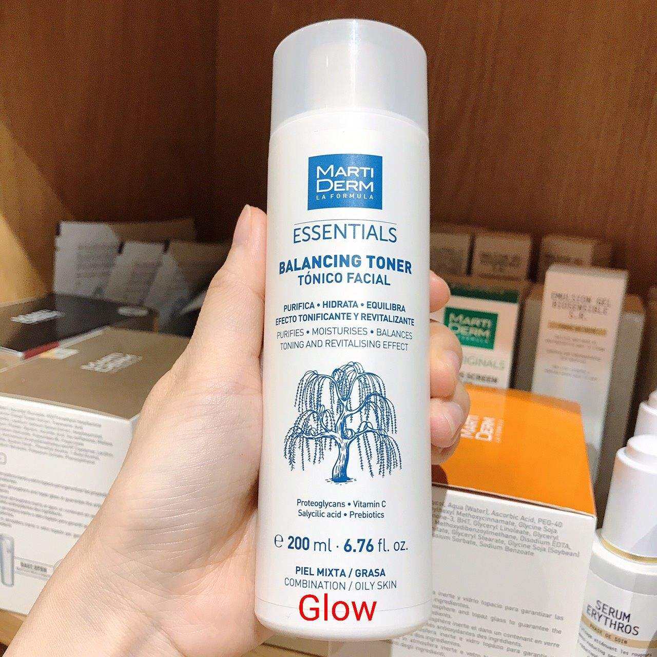 Nước Cân Bằng Làm Sạch Chứa BHA & Prebiotics - MartiDerm Essentials Balancing Toner