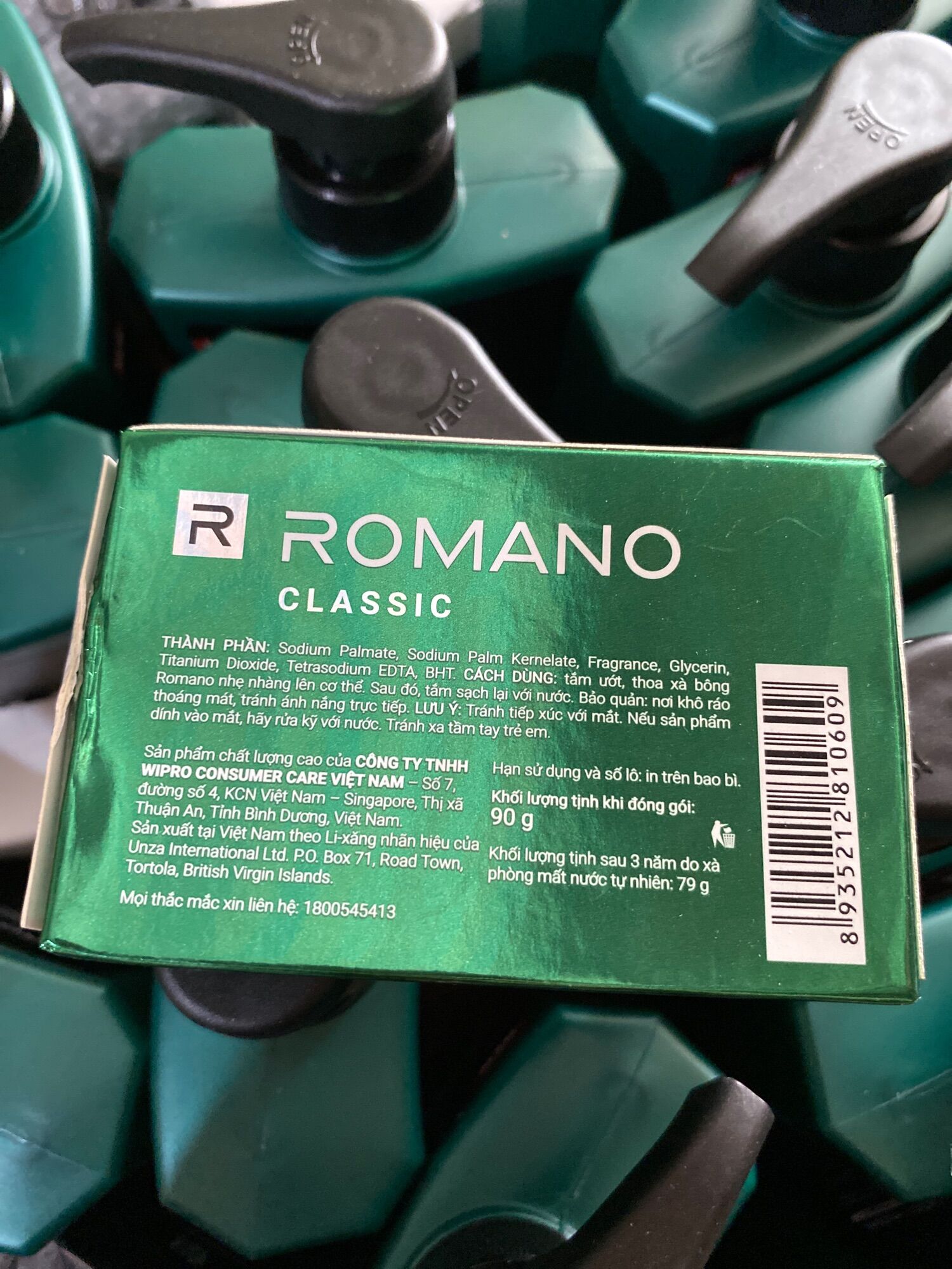 Combo 3 cục xà bông tắm Romano 90g