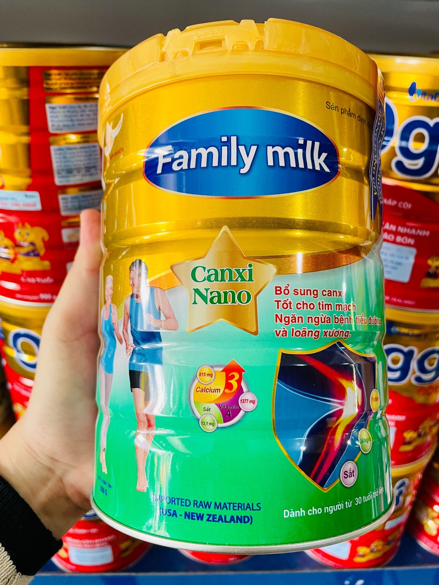 Sữa Family Milk Nano Canxi cho người từ 30 tuổi