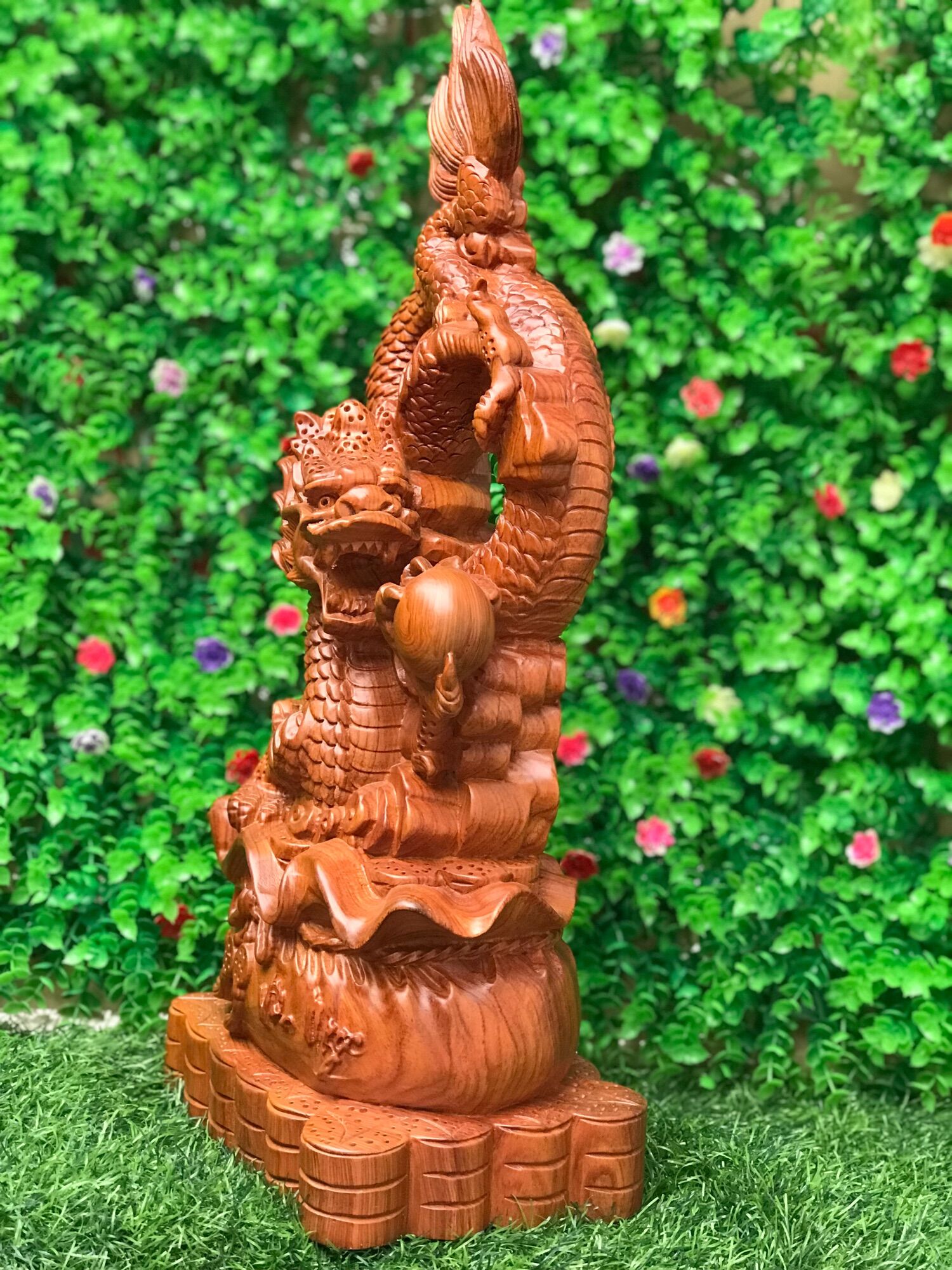 Tượng rồng phong thủy ( nhất Long vờn Ngọc)