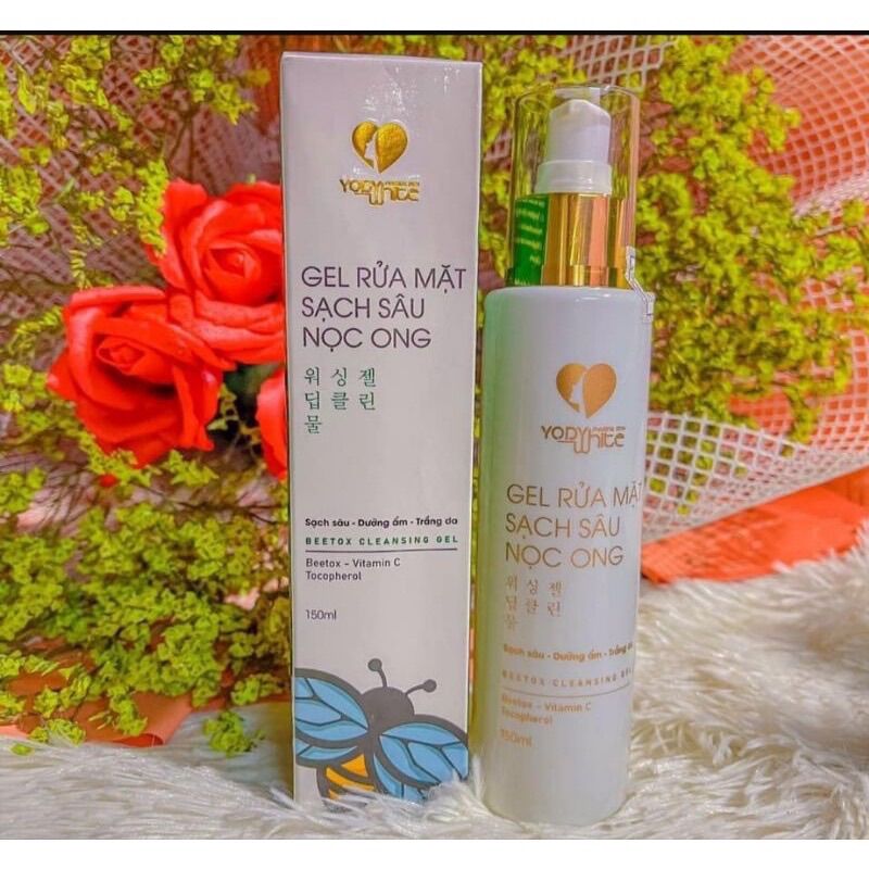 Sữa rửa mặt nọc ong Yody White Phương Anh (dịu nhẹ sau tái tạo)