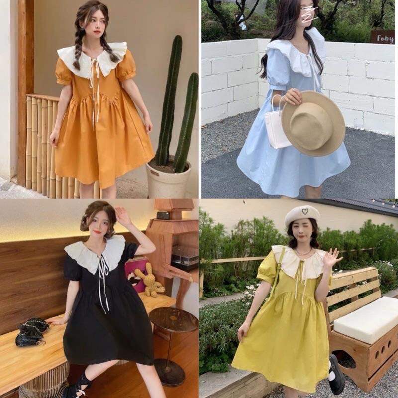 Đầm bầu baby doll trẻ trung