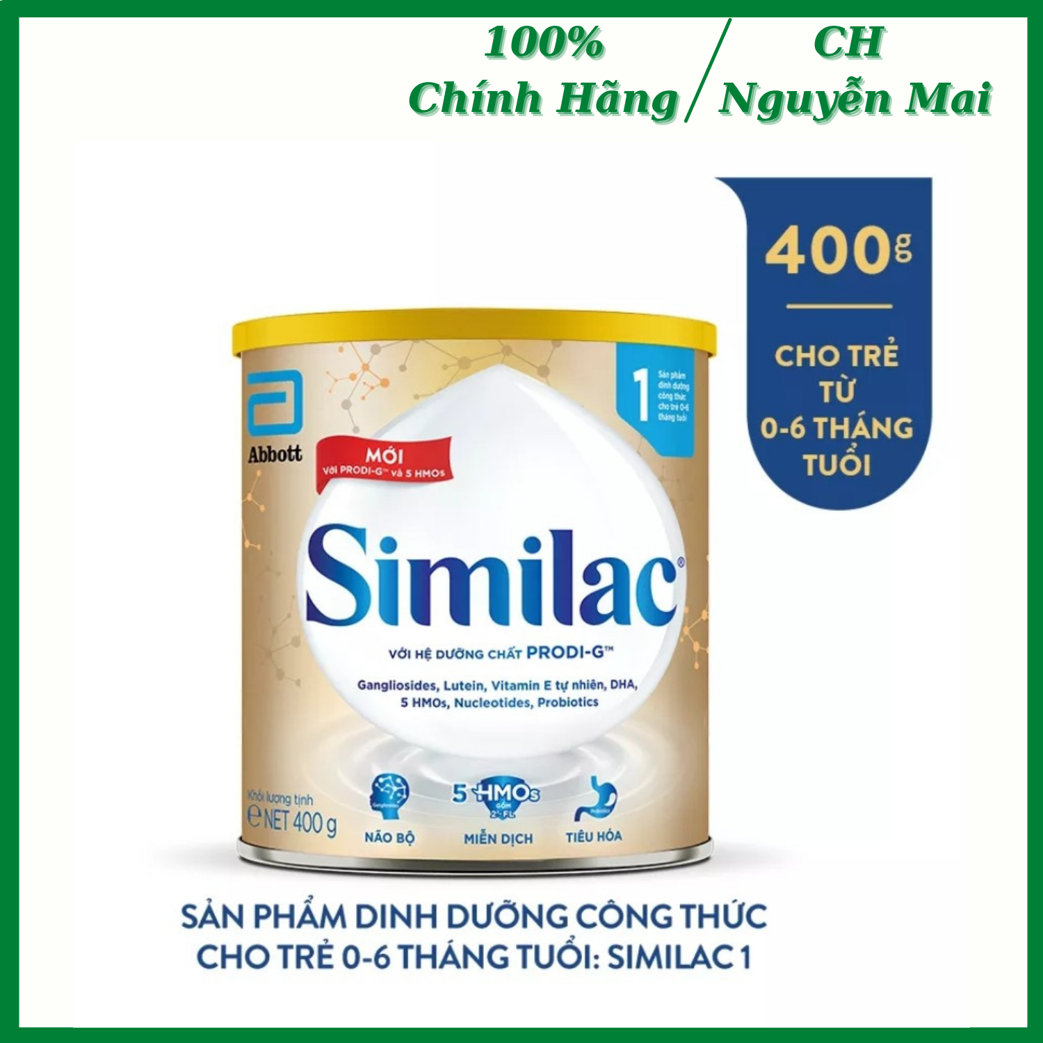 Sữa bột similac 1 400g - mẫu mới 5g