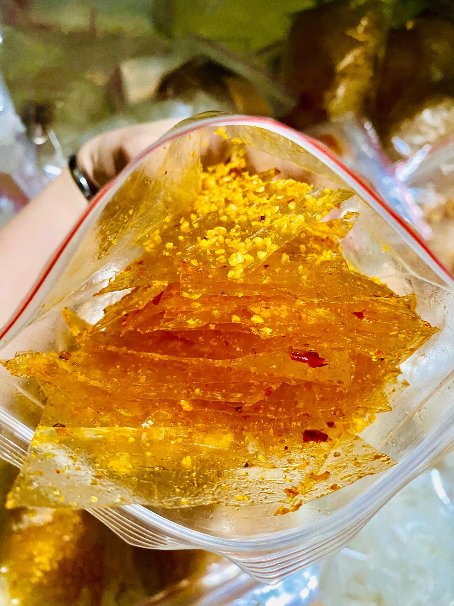 Bánh Tráng Sate Tỏi, Bịch Zip