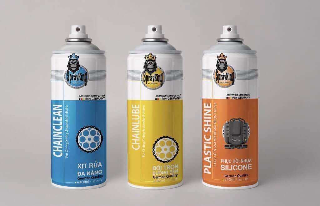 Combo Sprayking Rửa sên, Dưỡng sên, Nhựa nhám