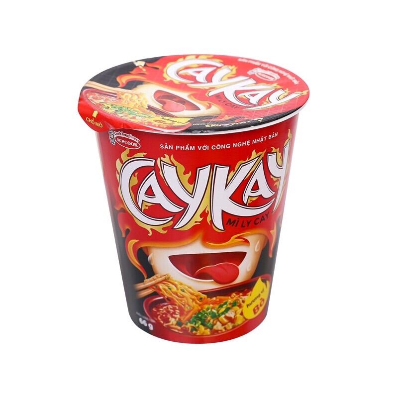 Mì Ly CayKay Vị Bò 66G