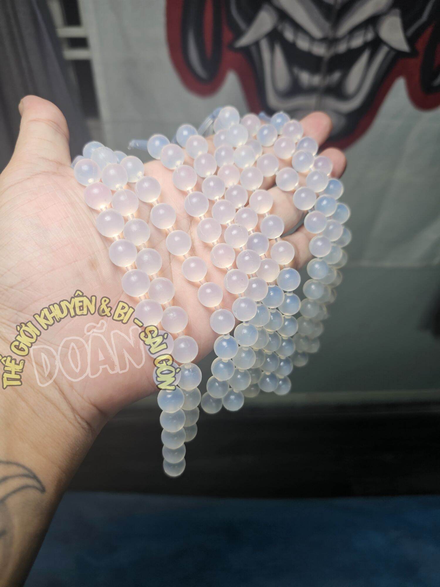 Chuỗi Silicon tròn trong suốt cao cấp nhiều Size