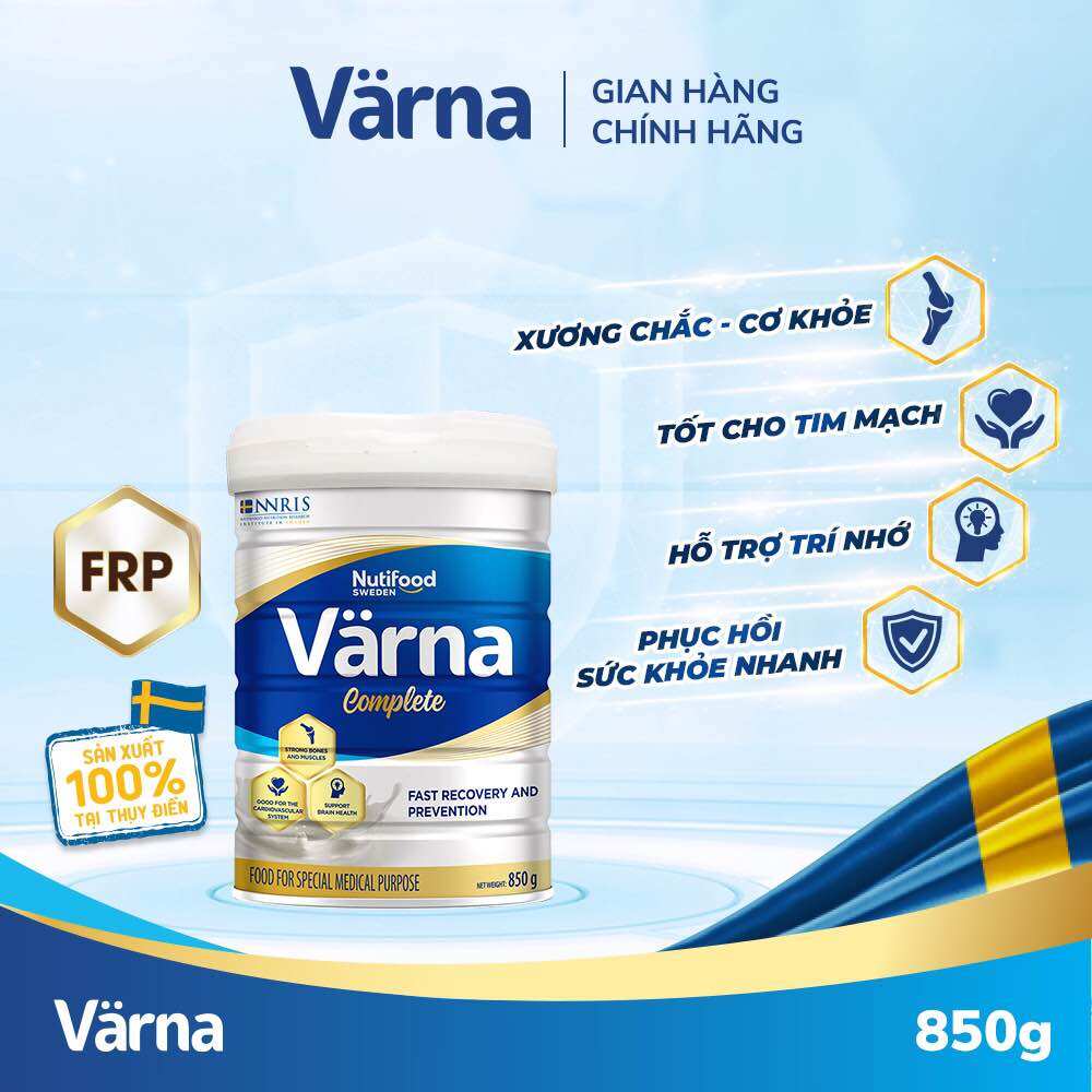 [HSD 5-2026] Sữa Bột Nutifood Varna Complete 850G.