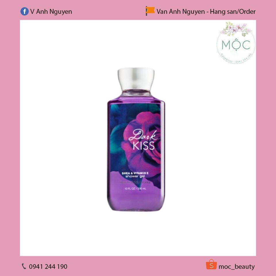 Sữa tắm bath&body works dark kiss 295ml