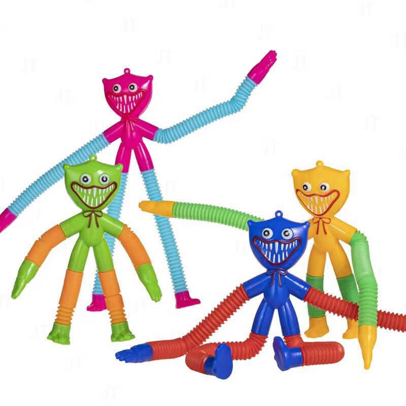 Huggy wuggy ống lò xo biến hình phát sáng