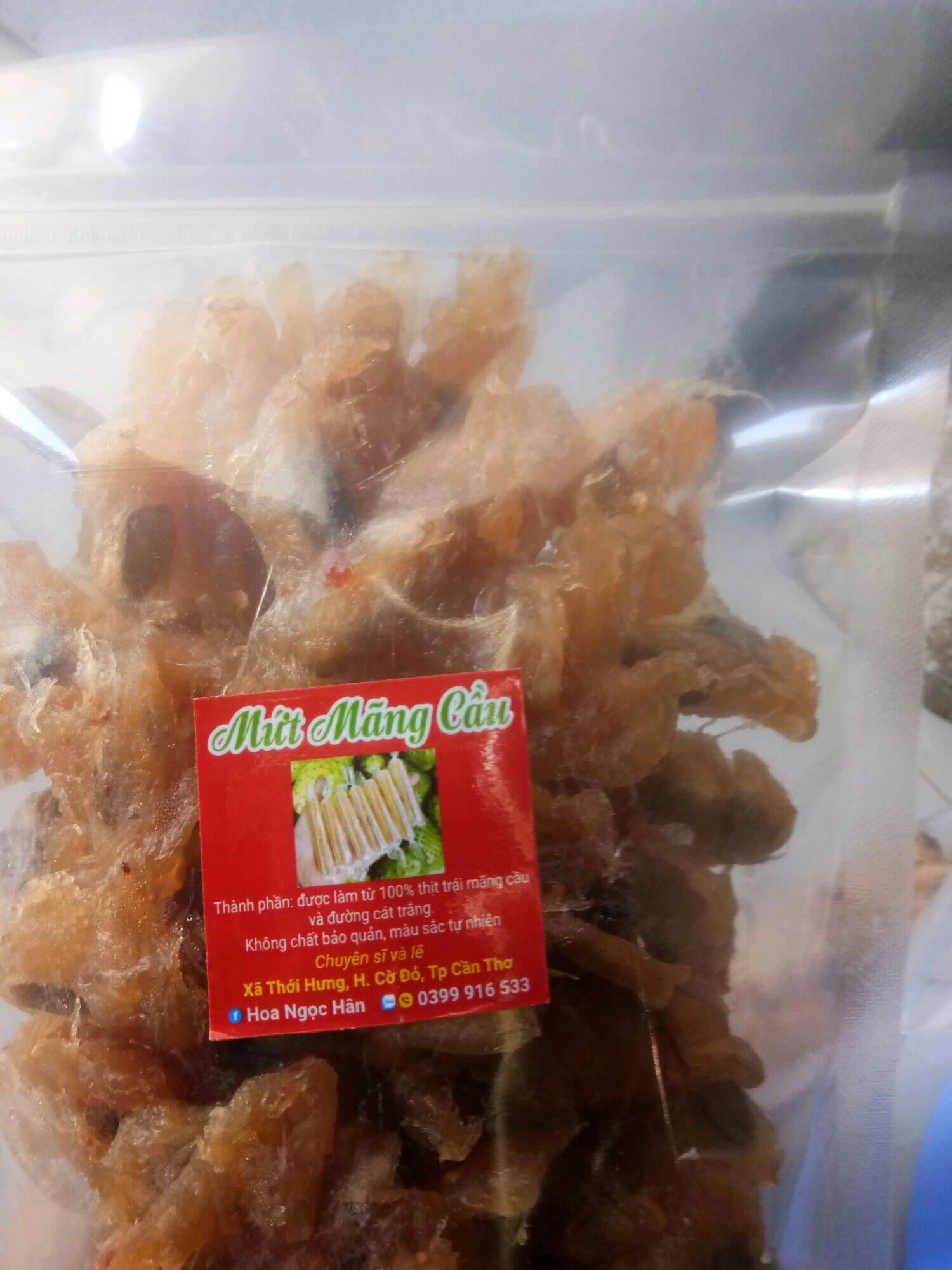 Mứt mãng cầu muối ớt 100k-túi zip 500gram